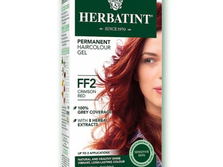 Herbatint Permanent Herbal Haircolor Gel - FF2 Crimson Red (135 mL) on Sale