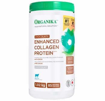 Organika Enhanced Collagen Protein - Chocolate (1.02 kg) Online Sale