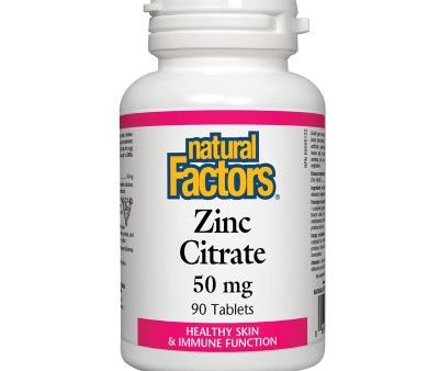 Natural Factors Zinc Citrate 50 mg (Tablets) For Cheap