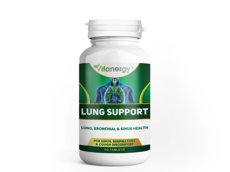 Vitanergy Lung Support - Lung, Bronchial & Sinus Health (90 Tablets) Sale