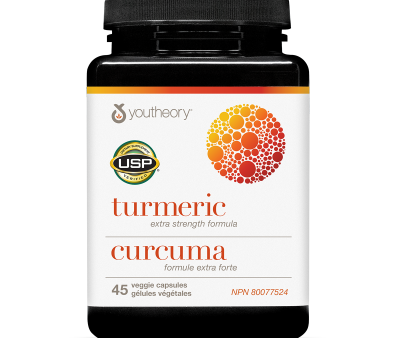 Youtheory Turmeric Extra Strength Formula (45 VCaps) Hot on Sale