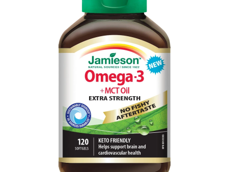 Jamieson Omega-3 + MCT Oil Extra Strength (120 Softgels) Discount