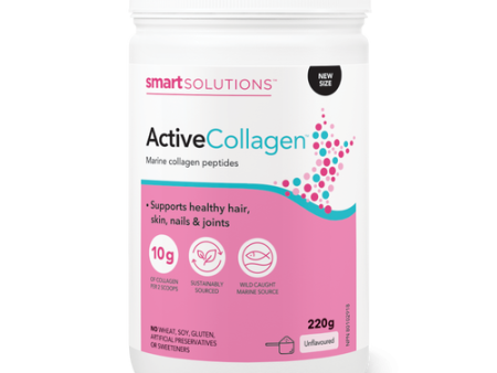 Smart Solutions Active Collagen Powder - Unflavored (220 g Powder) For Cheap