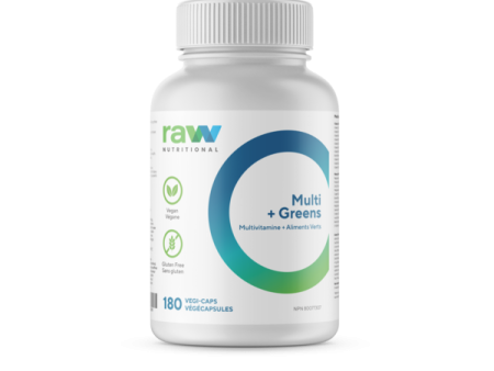 Raw Nutritional Multi + Greens (180 VCaps) on Sale