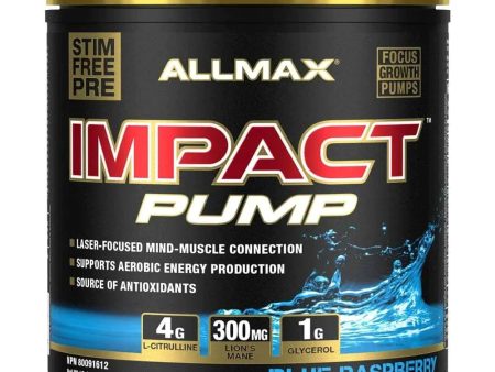 Allmax Impact Pump - Blue Raspberry (420 g) Online now