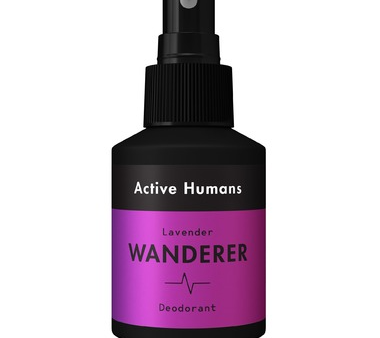 Active Humans Wanderer Deodorant Spray - Lavender (60 mL) Online now