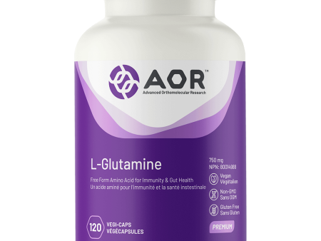 AOR L-Glutamine 750 mg (120 VCaps) Hot on Sale