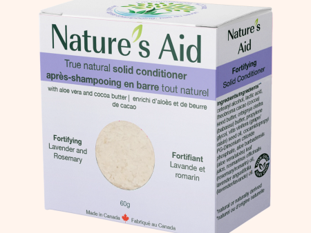 Nature s Aid True Natural Solid Conditioner Bar - Lavender & Rosemary (60 g) For Sale