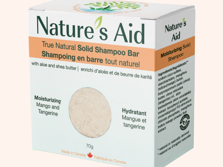 Nature s Aid True Natural Solid Shampoo Bar - Mango Butter & Tangerine (72 g) For Cheap