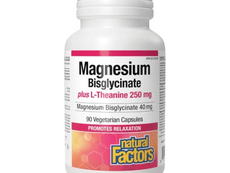 Natural Factors Magnesium Bisglycinate Plus L-Theanine (90 VCaps) Cheap