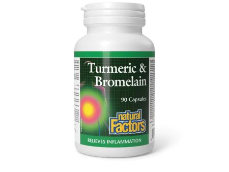 Natural Factors Turmeric & Bromelain (90 Capsules) For Discount