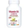 New Roots Vitamin D3 2500 IU Extra Strength (Softgels) Hot on Sale