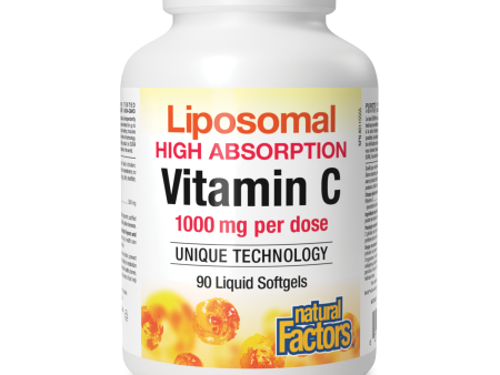 Natural Factors Liposomal Vitamin C High Absorption 1000 mg (Liquid Softgels) Supply