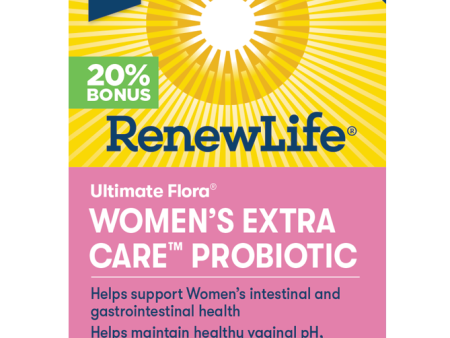 Renew Life Women s Extra Care Probiotic 50 Billion BONUS SIZE - Shelf Stable (72 VCaps) For Cheap