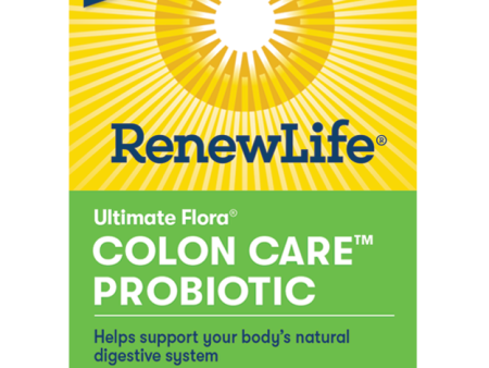 Renew Life Ultimate Flora Colon Care Probiotic 80 Billion - Shelf Stable (30 VCaps) Discount