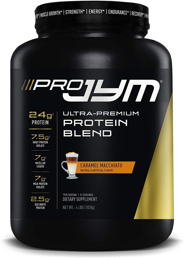 JYM Pro JYM Ultra-Premium Protein Blend - Caramel Macchiato (4 lbs) on Sale