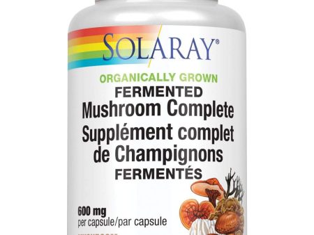 Solaray Organically Grown Fermented Mushroom Complete 600 mg (60 VCaps) For Sale