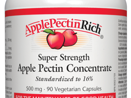 Natural Factors ApplePectinRich Apple Pectin Concentrate Super Strength 500mg (90 VCaps) Cheap