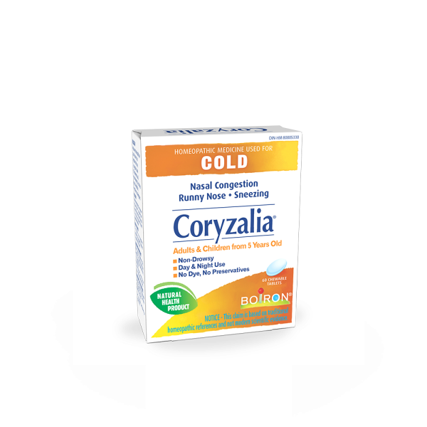 Boiron Coryzalia Cold (60 Chewable Tablets) Online