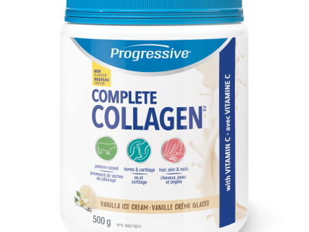 Progressive Complete Collagen with Vitamin C - Vanilla Ice Cream (500 g) Fashion