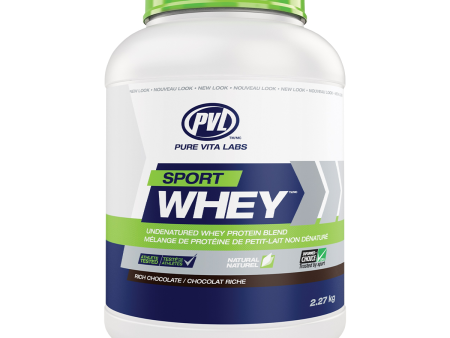 PVL Essentials Sport Whey Protein - Rich Chocolate (2.27 kg) Online Sale