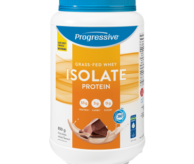 Progressive Grass-Fed Whey Isolate Protein - Chocolate Velvet (850 g) For Discount