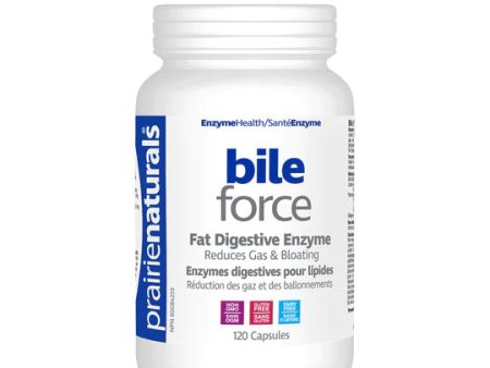 Prairie Naturals Bile Force Fat Digestive Enzyme (120 Capsules) on Sale