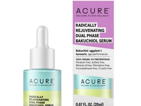 Acure Radically Rejuvenating Dual Phase Bakuchiol Serum (20 mL) Supply