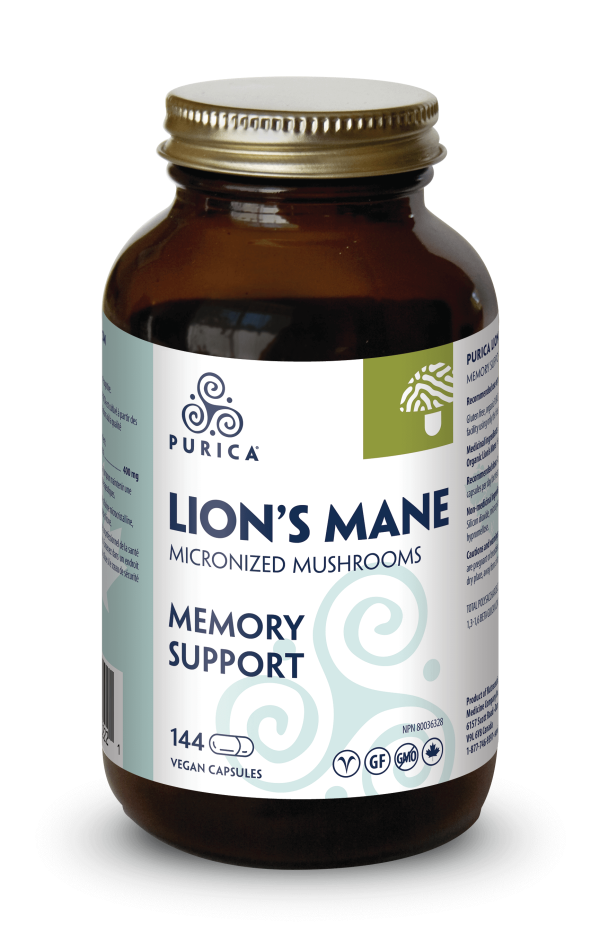 Purica Lion s Mane Memory Support BONUS SIZE (144 VCaps) Supply