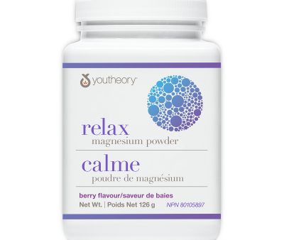 Youtheory Relax Magnesium Powder - Berry (126 g) on Sale