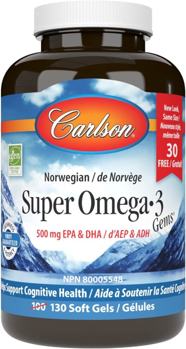 Carlson Laboratories Super Omega-3 (130 Softgels) For Cheap