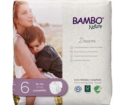 Bambo Nature Baby Diapers 16+ kg Size 6 (24 Diapers) For Discount