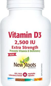 New Roots Vitamin D3 2500 IU Extra Strength (VCaps) Cheap