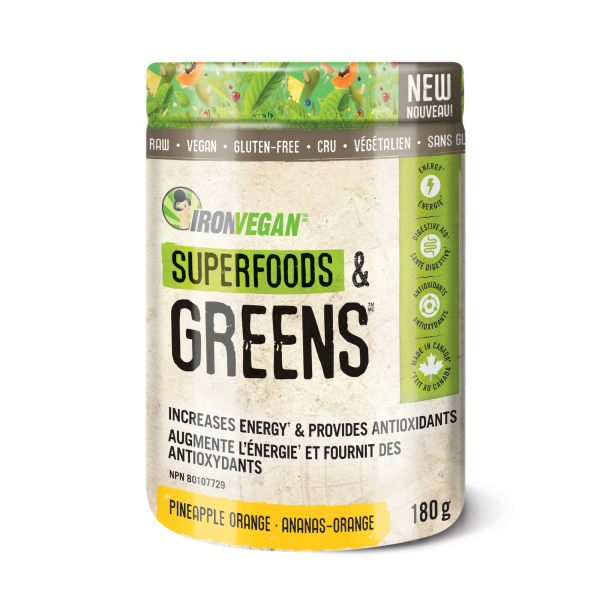 Iron Vegan Superfoods & Greens - Pineapple Orange (180 g) Cheap