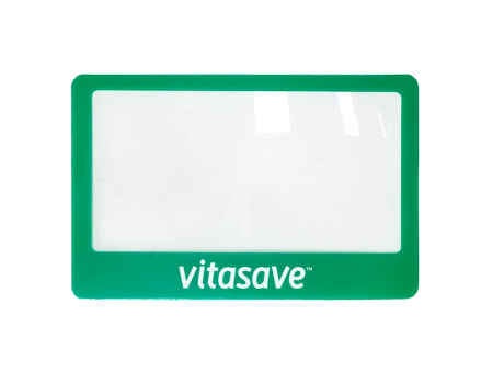 Vitasave Pocket Magnifying Card Supply