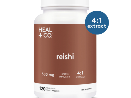 Heal + Co. Reishi Stress Immunity 500 mg (120 VCaps) Discount