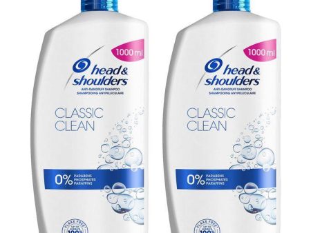 Head & Shoulders  Balanced Shampoo Pack of 2 x 1L Online now