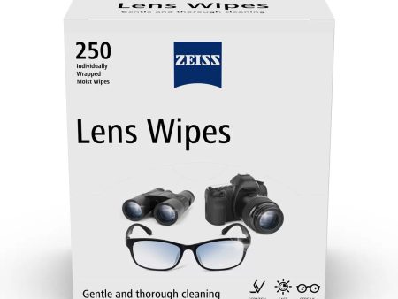 Zeiss Lens Cleaning Wipes Pack of 250 Wipes on Sale