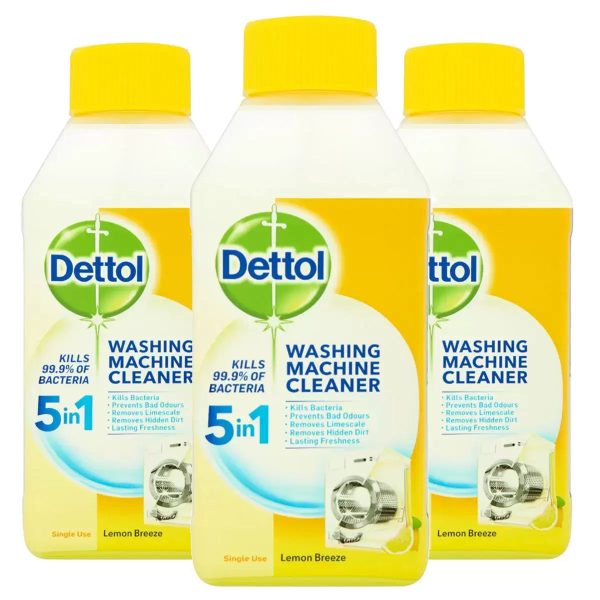 Dettol Washing Machine Cleaner Citrus Pack of 3 x 250ml For Sale